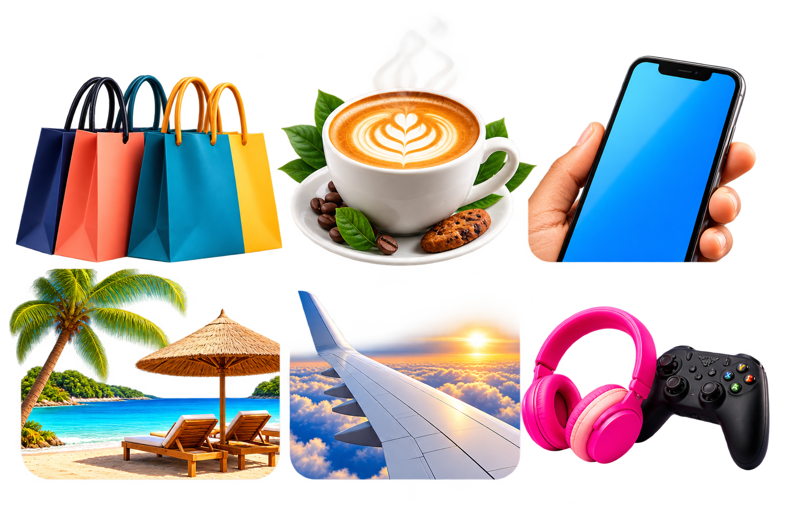 Examples of rewards a new hire can choose with RibiPeople
