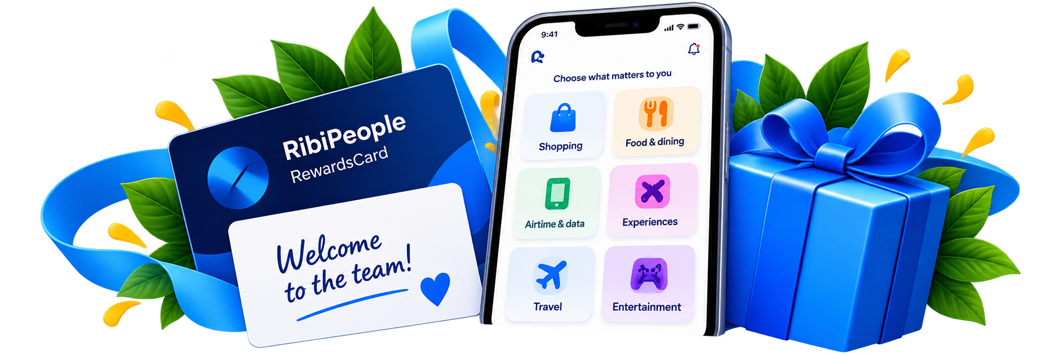RibiPeople welcome reward with local reward choices