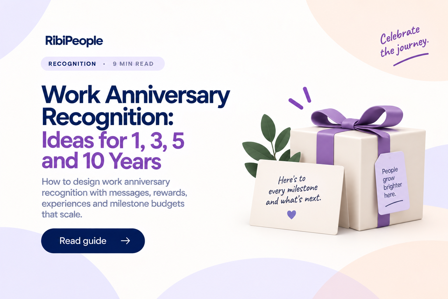Work Anniversary Recognition: Ideas for 1, 3, 5 and 10 Years