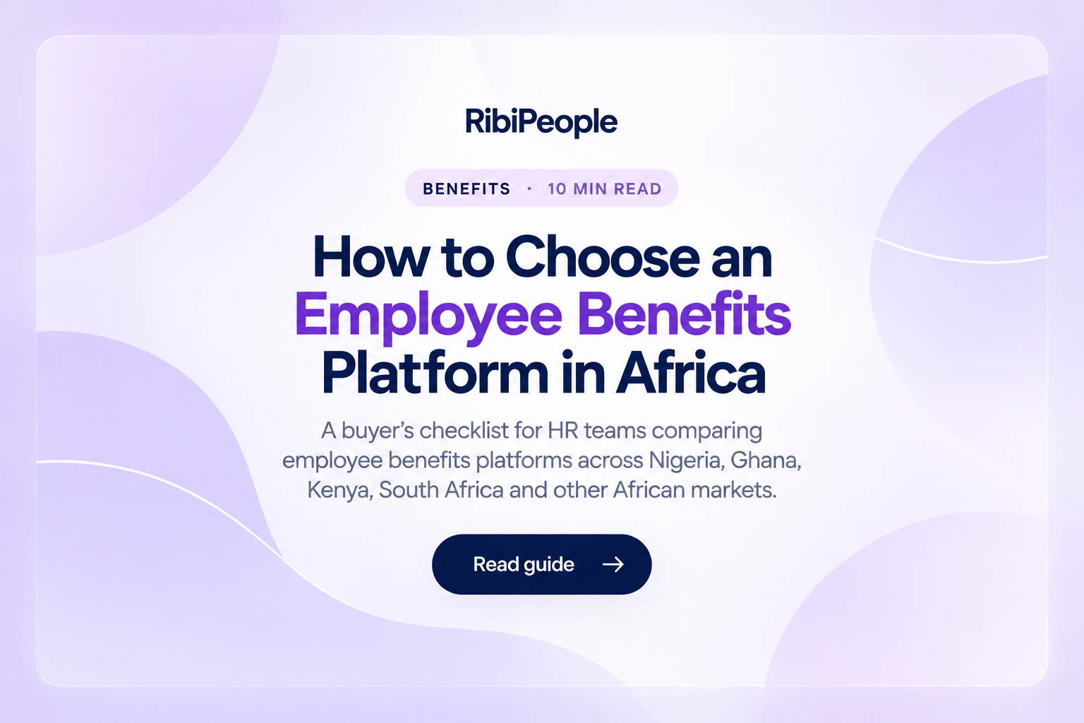 How to Choose an Employee Benefits Platform in Africa